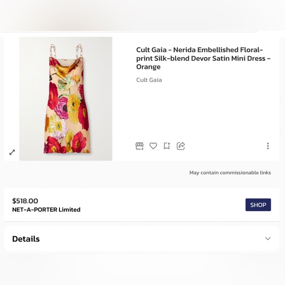 Cult Gaia Nerida Mini Floral Dress - Picture 2 of 16